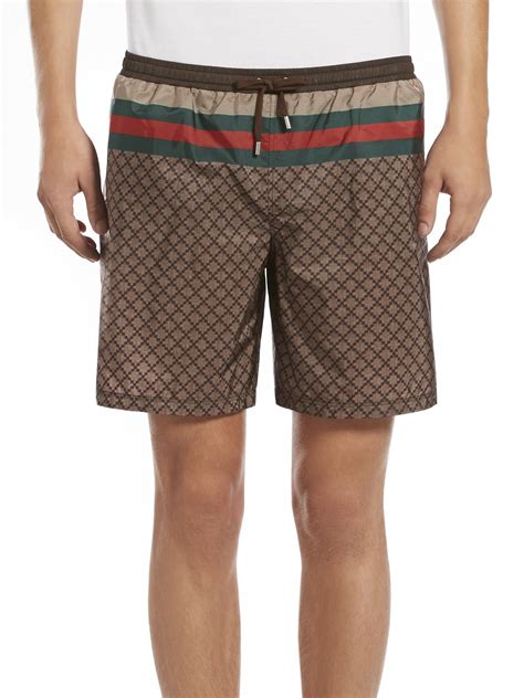 gucci mens swim trunks|gucci bathing suit men's.